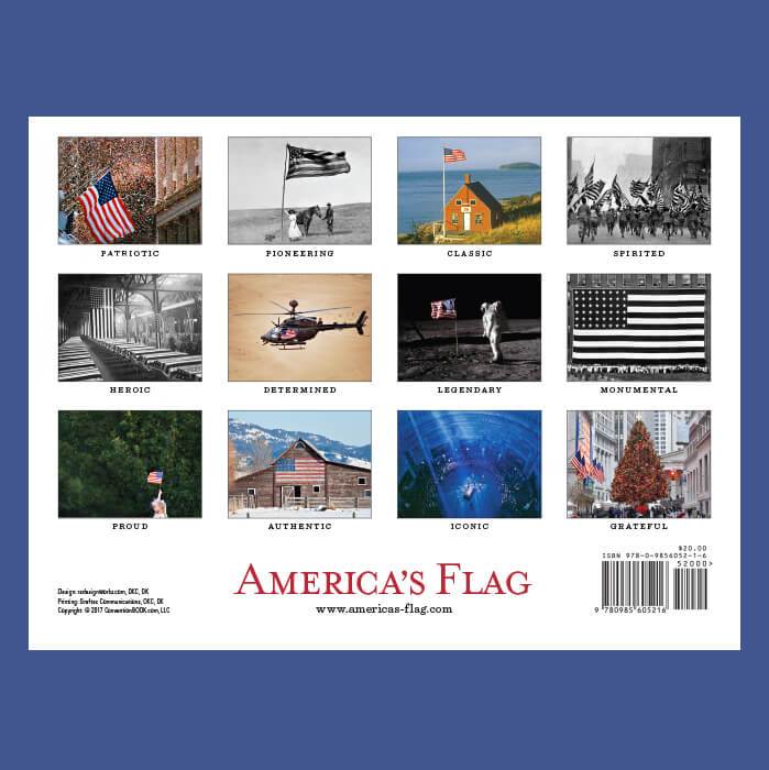 Americas Flag Calendar a patriotic christmas gift