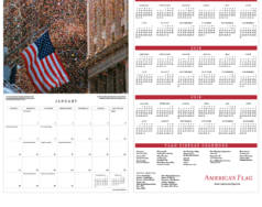 2018 American Flag Wall Calendar | America's Flag